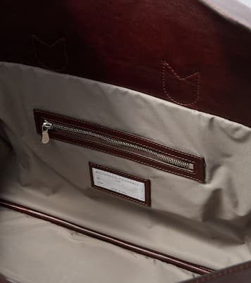 Sac de voyage en toile et cuir | Brunello Cucinelli