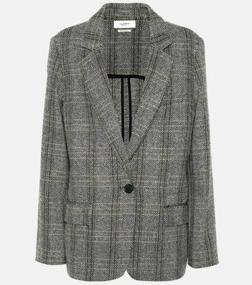 Blazer Charly in lana a quadri | Marant Etoile