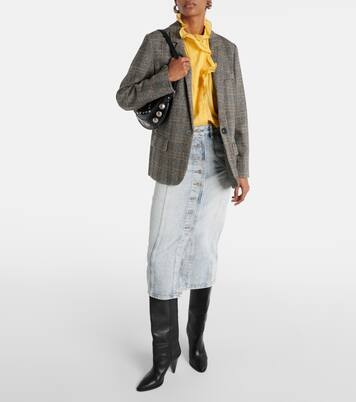 Blazer Charly in lana a quadri | Marant Etoile