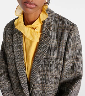 Blazer Charly in lana a quadri | Marant Etoile