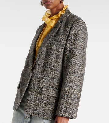 Blazer Charly in lana a quadri | Marant Etoile