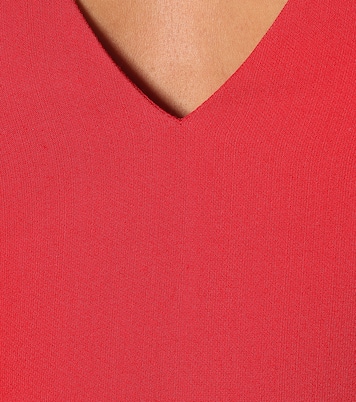 Valentino – Robe longue en laine et soie | Valentino