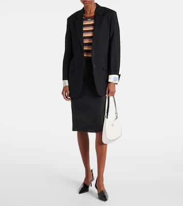 Cleo Small leather shoulder bag | Prada