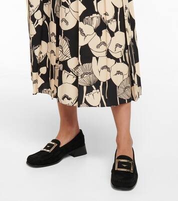 Loafers Preppy Viv' aus Veloursleder | Roger Vivier