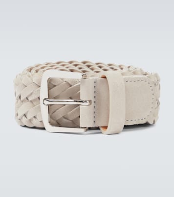 Woven suede belt | Loro Piana