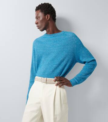 Woven suede belt | Loro Piana