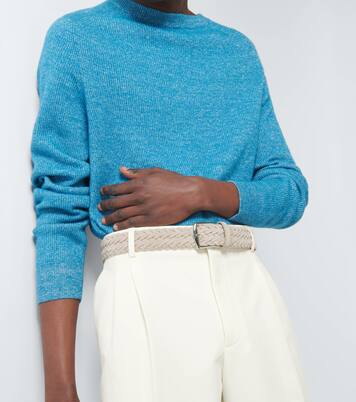 Woven suede belt | Loro Piana