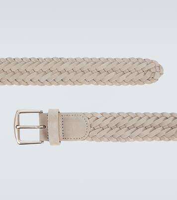 Woven suede belt | Loro Piana