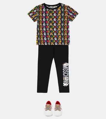 Zapatillas de piel sin cordones | Moschino Kids