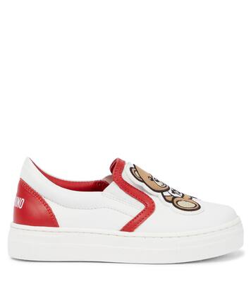 Zapatillas de piel sin cordones | Moschino Kids