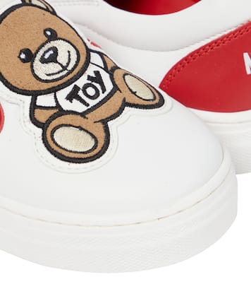 Zapatillas de piel sin cordones | Moschino Kids