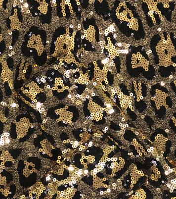 Sequined leopard leggings | Dolce&Gabbana Kids