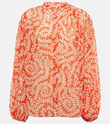 بلوزة بطبعات Bristol | Diane von Furstenberg