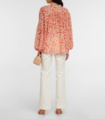 بلوزة بطبعات Bristol | Diane von Furstenberg