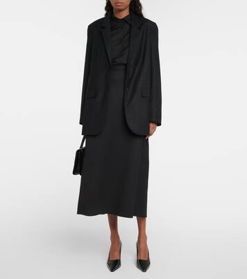 Dustina virgin wool blazer | The Row