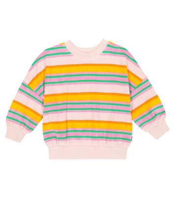 Striped  cotton-blend terry sweatshirt | Molo
