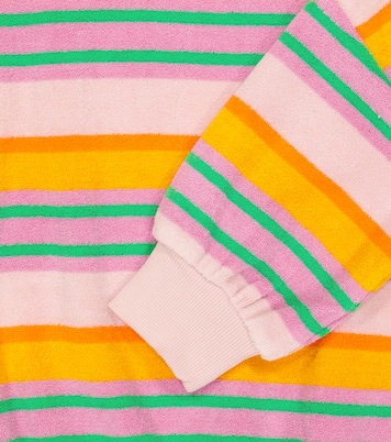 Striped  cotton-blend terry sweatshirt | Molo