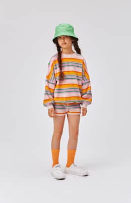 Striped  cotton-blend terry sweatshirt | Molo