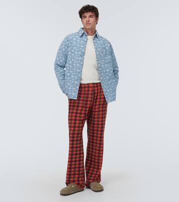Jacquard denim overshirt | ERL