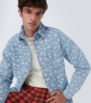 Jacquard denim overshirt | ERL