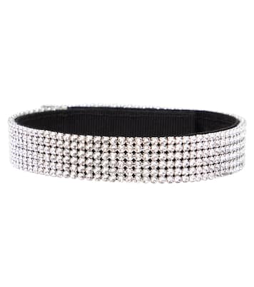 Crystal-embellished choker | Dolce&Gabbana Kids