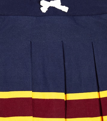 Pleated cotton-blend jersey skirt | Polo Ralph Lauren Kids