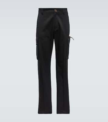 Cotton gabardine cargo pants | Versace