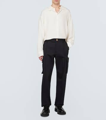 Cotton gabardine cargo pants | Versace