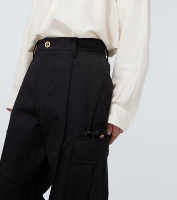 Cotton gabardine cargo pants | Versace