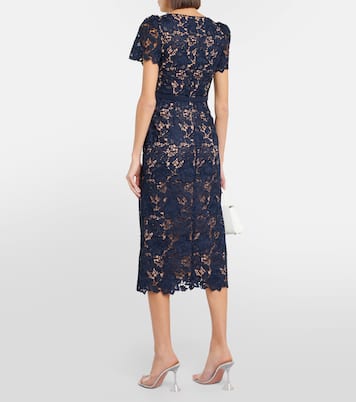 Lace midi dress | Self-Portrait