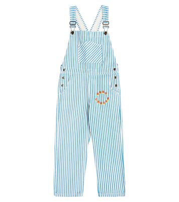 Striped cotton overalls | Bobo Choses