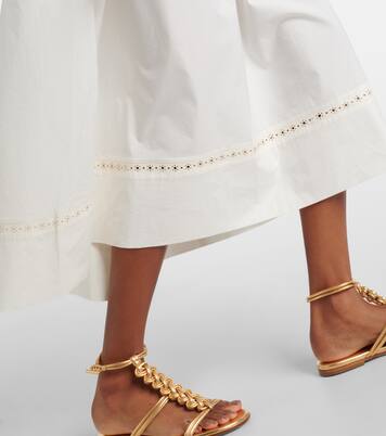 Robe longue en coton mélangé | Yves Salomon