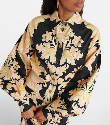 Robe chemise longue en coton mélangé | Etro