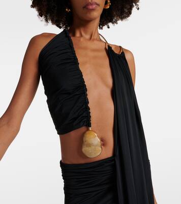 Robe longue à ornements | Christopher Esber