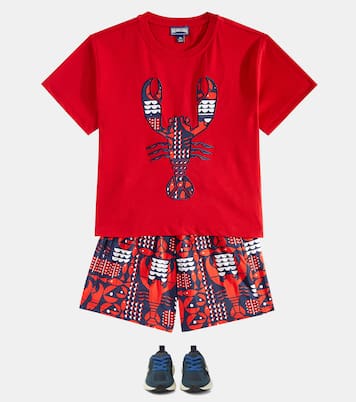 Tarick printed cotton jersey T-shirt | Vilebrequin Kids