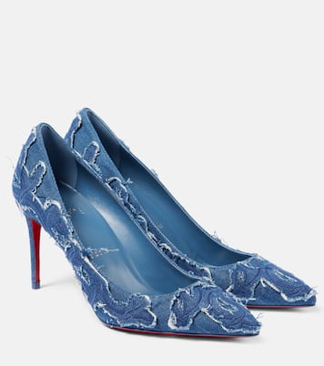Pumps Kate 85 aus Denim | Christian Louboutin