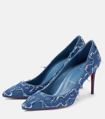 Pumps Kate 85 aus Denim | Christian Louboutin