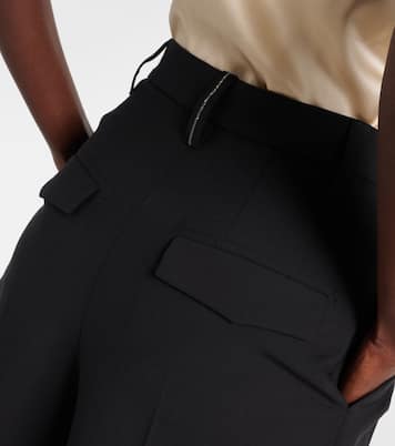 Wool-blend wide-leg pants | Brunello Cucinelli
