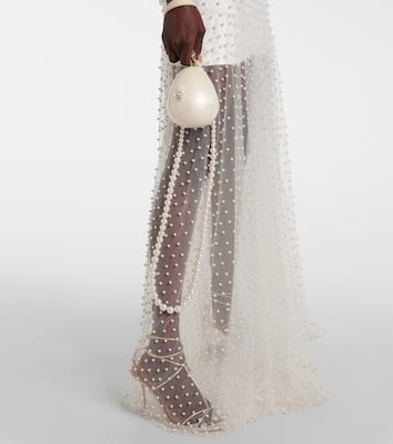 Embellished mesh gown | Norma Kamali