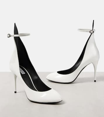 Escarpins Décolleté 90 en cuir verni | Alaïa