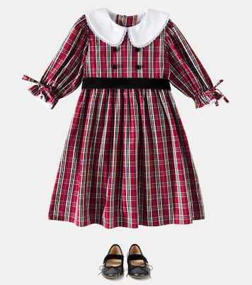 Lizette tartan cotton dress | La Coqueta