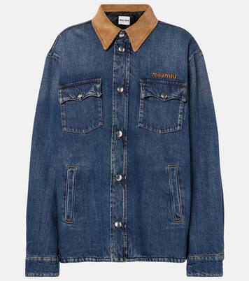 Denim jacket | Miu Miu