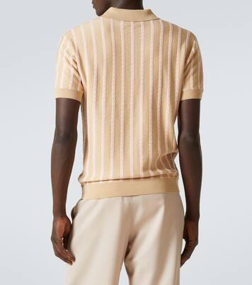 Striped wool polo shirt | King & Tuckfield