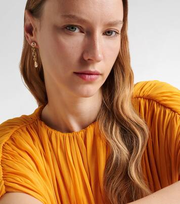 Ohrringe Nesting Gem aus 18kt Gelbgold mit Diamanten | Octavia Elizabeth