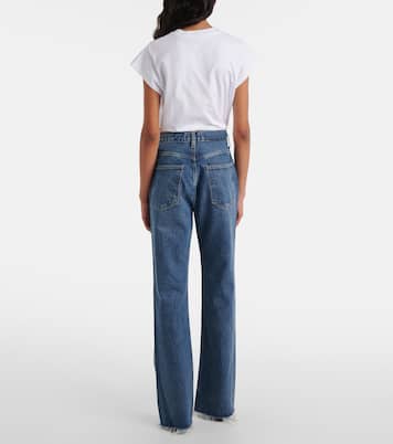 Jeans rectos Leena de tiro medio | Agolde