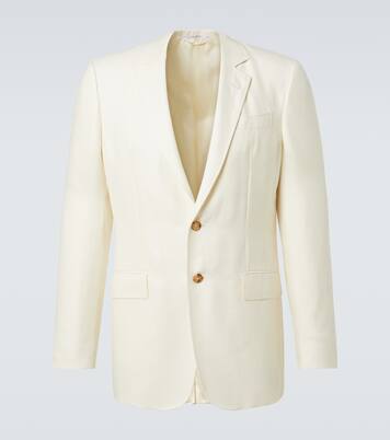 Wool, silk, and linen suit jacket | Gabriela Hearst