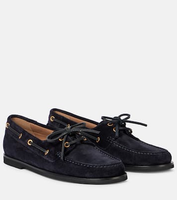 Vandée suede boat shoes | Gianvito Rossi