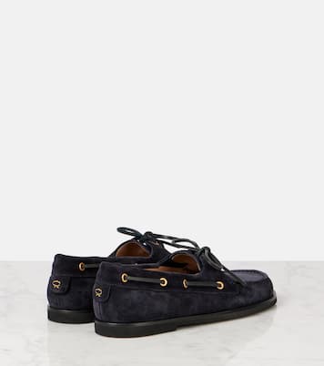 Vandée suede boat shoes | Gianvito Rossi