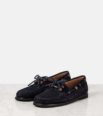 Vandée suede boat shoes | Gianvito Rossi