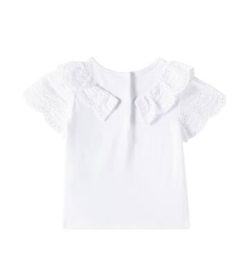 Baby ruffled cotton-blend T-shirt | Tartine et Chocolat